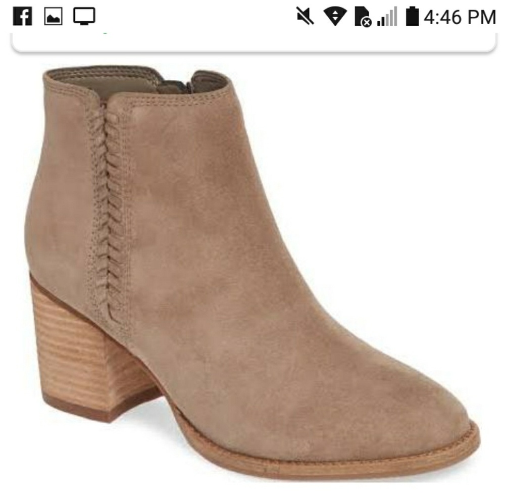 Nina waterproof suede bootie by BLONDO